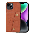 Miniatyrbild 2 av 5: Phone case med dubbelt spänne för iPhone 15 Plus Brown