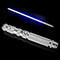 Miniatyrbild 1 av 2: Lightsaber Rgb 7 Color Variable Electronic Lightsaber Fx Sound - Svart silver