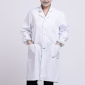 Miniatyrbild 2 av 4: Vit labbrock Doktor Sjukhus Forskarskola Fynddräkt för studenter Vuxna-c 2XL