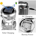 Miniatyrbild 5 av 5: 6 i 1 bärbar utomhus LED campinglykta med fläkt, acsergery New Solar Camping null none