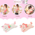 Miniatyrbild 4 av 4: 40cm Unicorn Rainbow Pony Plyschleksaker Gosedjur Dockapresenter Heminredning White