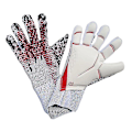 Miniatyrbild 1 av 2: Professionella silikongummi Vattentäta halkfria handskar Latex Vuxna Barn Fotboll Målvaktshandskar/13 färger tillgängliga red and white 8