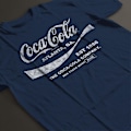 Miniatyrbild 4 av 5: Coca Cola Drink 1886 T-shirt för män Navy Blue S