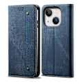 Miniatyrbild 1 av 5: Denim Texture Case för iPhone 15 Plus Blue