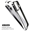 Miniatyrbild 3 av 3: Case kompatibelt Iphone 15 Pro Max Silicone Edge Bumper Cover för Iphone 15 Pro Max med kameraskydd Ultratunt Gold