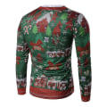 Miniatyrbild 2 av 2: Män Jul Roligt print ful T-shirt Xmas Party Casual Nyhet Långärmade toppar CT293 M