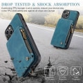 Miniatyrbild 3 av 5: Multifunktionellt RFID- case för iPhone 15 Plus Blue