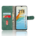 Miniatyrbild 2 av 5: För Zte Blade V40 Design Anti-drop Tpu+pu Läder Phone case Stativ Plånbok Skin-touch Feeling Cover Green