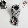 Miniatyrbild 5 av 5: Småbarn Barn Halsduk Pojkar Flickor Vinterstickade Varma Halsdukar Hals Warmer_mi grey