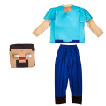 Miniatyrbild 2 av 5: Steve Deluxe kostym, Halloween kostymer för barn Blue M