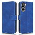 Miniatyrbild 1 av 5: För Zte Blade V40 Design Anti-drop Tpu+pu Läder Phone case Stativ Plånbok Skin-touch Feeling Cover Blue