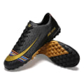 Miniatyrbild 4 av 5: Fotbollsskor för män Halkfria fotbollsskor Klossar Gräs Fotbollssneakers M9065 Black 44
