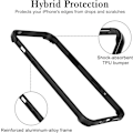 Miniatyrbild 2 av 5: Ram Metall Bumper Case För Iphone15 Pro Max/15 Plus/15 Pro/15, Metall Cover med upphöjd kantskydd för Iphone 15series gold iPhone 15 Plus