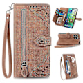 Miniatyrbild 1 av 4: Case För Iphone 13/13 Pro Wallet Telefon Case För Iphone 13 Mini Zipper Wallet Flip Case För Iphone 13 Pro Max Brown 13 Pro Max