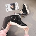 Miniatyrbild 3 av 5: Dam Vinterstövlar Snow Boot Plysch Varma Skor Vattentät Boot 8329 Black 36