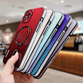 Miniatyrbild 5 av 5: Case kompatibelt med Iphone 15 Pro Max, Gradient Color Glas Cover med linsskydd, kompatibelt med Magsafe Red For iPhone 15 Pro Max