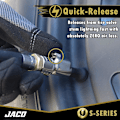 Miniatyrbild 5 av 6: JACO Lightning S-serien däckluftchuck - 1/4&#34; F-NPT | Open Flow (2-pack)