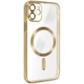 Miniatyrbild 2 av 5: MagSafe Case för iPhone 11 Silikonkameraskydd Chrome Gold null none