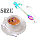 Miniatyrbild 2 av 5: Katt-Sked Kaffesked, Set Om 6 (Flerfärgad-s) null none