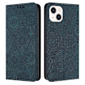 Miniatyrbild 1 av 5: Etniskt präglat case för iPhone 15 Plus Blue