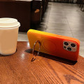 Miniatyrbild 2 av 4: Gradient Color Magsafe- case kompatibelt med Iphone 15 Pro Max, mjukt Tpu- cover med magnetiskt osynligt stativ Purple-Gray For iPhone 15 Pro Max