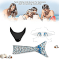 Miniatyrbild 1 av 5: Trendiga barn flickor sjöjungfru svans simbar bikini set simdräkt set