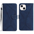 Miniatyrbild 1 av 5: Sydd präglad case för iPhone 15 Plus Blue