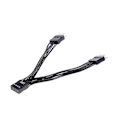 Miniatyrbild 3 av 5: 10 cm USB moderkortskabel USB header förlängningskabel 9pin 1 hona till 2 hane null none