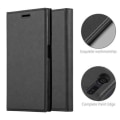 Miniatyrbild 4 av 6: Sony Xperia X COMPACT Cover Case Case - med stativfunktion och kortfack NIGHT BLACK Xperia X COMPACT