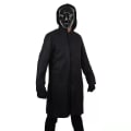 Miniatyrbild 4 av 5: Squid Game Cosplay Jumpsuit Boss Coat Mask Handskar omgång sex Samma skurk Röd kostym Vuxen Barn-r Set 3 one size
