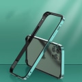 Miniatyrbild 1 av 5: Ram Metall Bumper Case För Iphone15 Pro Max/15 Plus/15 Pro/15, Metall Cover med upphöjd kantskydd för Iphone 15series green iPhone15 Pro Max