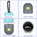 Miniatyrbild 3 av 5: 2st Hundbajs avfallspåshållare Dispenser med led ficklampa null none