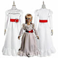 Miniatyrbild 1 av 5: Finklänning Annabelle The Conjuring Doll Barn Vuxen Damkostym U one size none