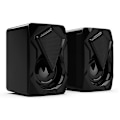Miniatyrbild 5 av 5: X2 datorhögtalare med subwoofer för pc stationär dator bärbar dator ledbelysning hemmabiosystem USB trådbunden ljudbox Black none