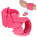Miniatyrbild 1 av 5: Styrketräning handledsviktset för kvinnor, ankelvikter för män, handviktset för kvinnor, bärbara vikter Justerbara 1st Pink