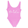 Miniatyrbild 4 av 5: S-3xl Print Team Brud Baddräkt i ett stycke Kvinnor Badkläder Bachelorette Party Baddräkt Sommar Beatchwear Baddräkt bride3 L