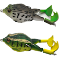 Miniatyrbild 1 av 6: Eterspr 2 stycken grodbeten, silikon groda fiskedrag, dubbla propeller grodor Soft Bait, för fiskeutrustning, fiskeentusiaster