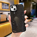 Miniatyrbild 2 av 5: Phone case i kolfiber för iPhone 15 Plus null none