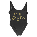 Miniatyrbild 5 av 5: S-3xl Print Team Brud Baddräkt i ett stycke Kvinnor Badkläder Bachelorette Party Baddräkt Sommar Beatchwear Baddräkt wine red XL