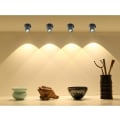 Miniatyrbild 5 av 5: Mini Led Downlight 1w infälld takspotlight med drivrutin 100-265v AC 10st [energiklass A+] (svart, varmt ljus) null none