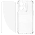 Miniatyrbild 1 av 5: Oppo Reno 8 5g skyddspaket förstärkt case + genomskinligt härdat glas null none
