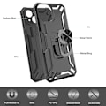 Miniatyrbild 3 av 5: 2 i 1 phone case för iPhone 15 Multicolor