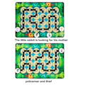 Miniatyrbild 5 av 5: Labyrint pusselspel Labyrintkoppling Fidget Toys Tidiga pedagogiska leksaker Logi Träning Brädspel för barn null none