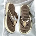 Miniatyrbild 3 av 5: Herrflip-flops stringtrosor Sandaler Komforttofflor för stranden 3C8128 Khaki 45