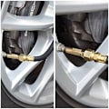 Miniatyrbild 6 av 7: SAFELIFE Air Chuck, Skruva på Air Chuck Däckpumpmunstycke för däckinflatormätare kompressortillbehör, vridchuckar 1/4&#34; FNPT Op screw on air chuck none