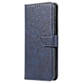 Miniatyrbild 2 av 5: För Huawei Mate 20 Calf Texture Spänne Horizontal Flip Läder Phone case Blue