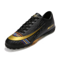 Miniatyrbild 1 av 5: Fotbollsskor för män Halkfria fotbollsskor Klossar Gräs Fotbollssneakers M9065 Black 36