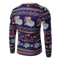 Miniatyrbild 2 av 3: Män Jul Roligt print ful T-shirt Xmas Party Casual Nyhet Långärmade toppar CT291 S