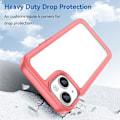 Miniatyrbild 3 av 5: Akryl + TPU phone case för iPhone 15 Plus Red