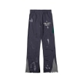 Miniatyrbild 2 av 5: Gallery Dept Sprickled Graffiti Guard Byxor Raka jeans män och kvinnors casual Dark Gray XL
